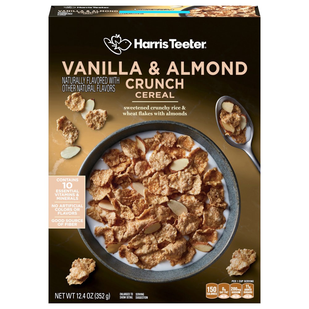 slide 1 of 6, Harris Teeter Vanilla Almond Special Cereal, 12.4 oz