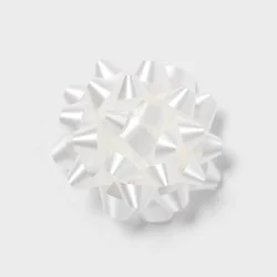 6" Large White Gift Bow - Spritz™