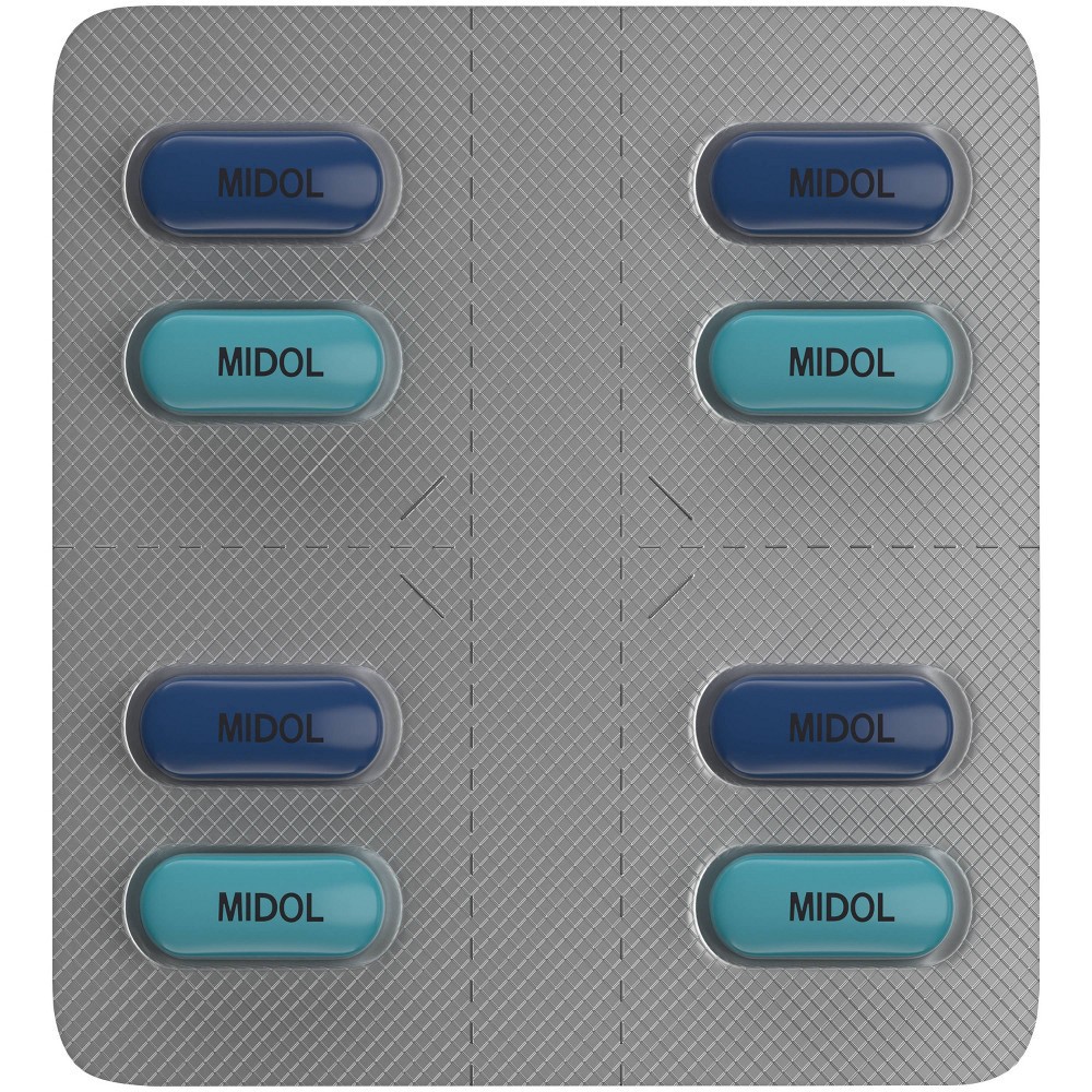 slide 5 of 5, Midol Complete Maximum Strength Gelcaps, 24 ct
