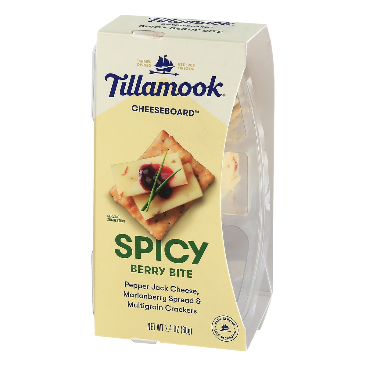 slide 6 of 10, Tillamook Cheese Spicy Berry Bite Cheeseboard 2.4 oz, 2.4 oz