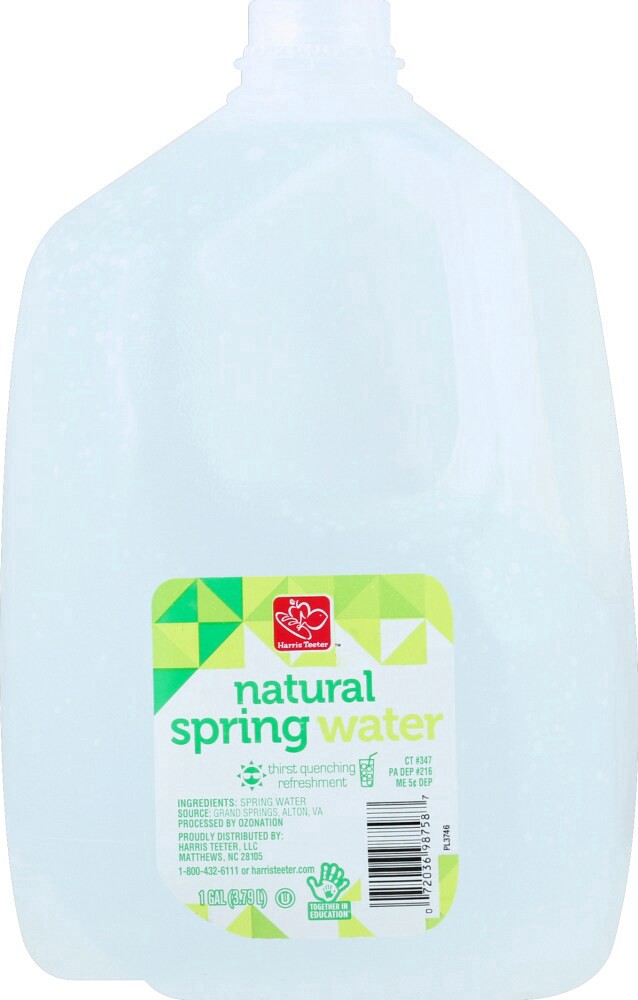 slide 1 of 1, Harris Teeter™ Natural Spring Gallon Water, 1 gal