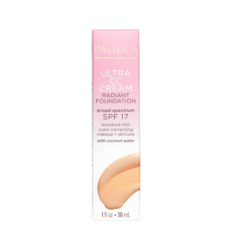 slide 4 of 5, Pacifica Ultra CC Cream Radiant Foundation - Natural/Medium - 1 fl oz, 1 fl oz