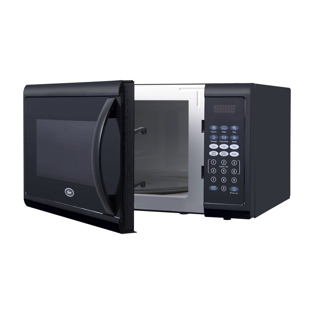 slide 5 of 9, Oster 1.1 cu ft 1100W Digital Microwave Oven - Black OGZJ1104, 1 ct