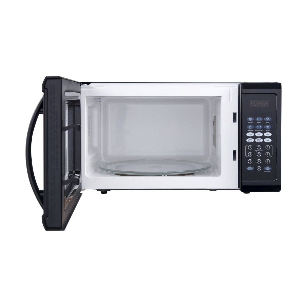 slide 9 of 9, Oster 1.1 cu ft 1100W Digital Microwave Oven - Black OGZJ1104, 1 ct