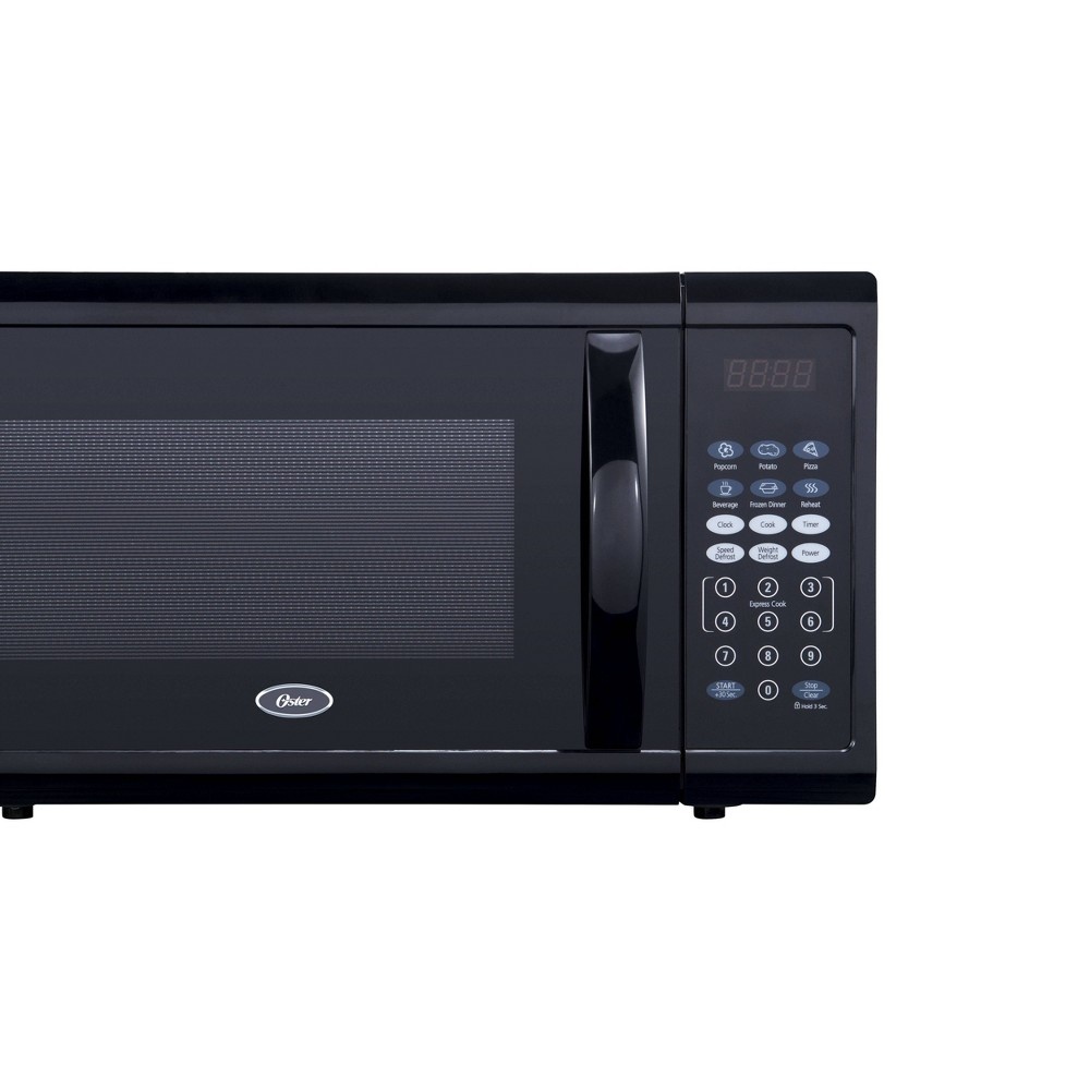 slide 4 of 9, Oster 1.1 cu ft 1100W Digital Microwave Oven - Black OGZJ1104, 1 ct