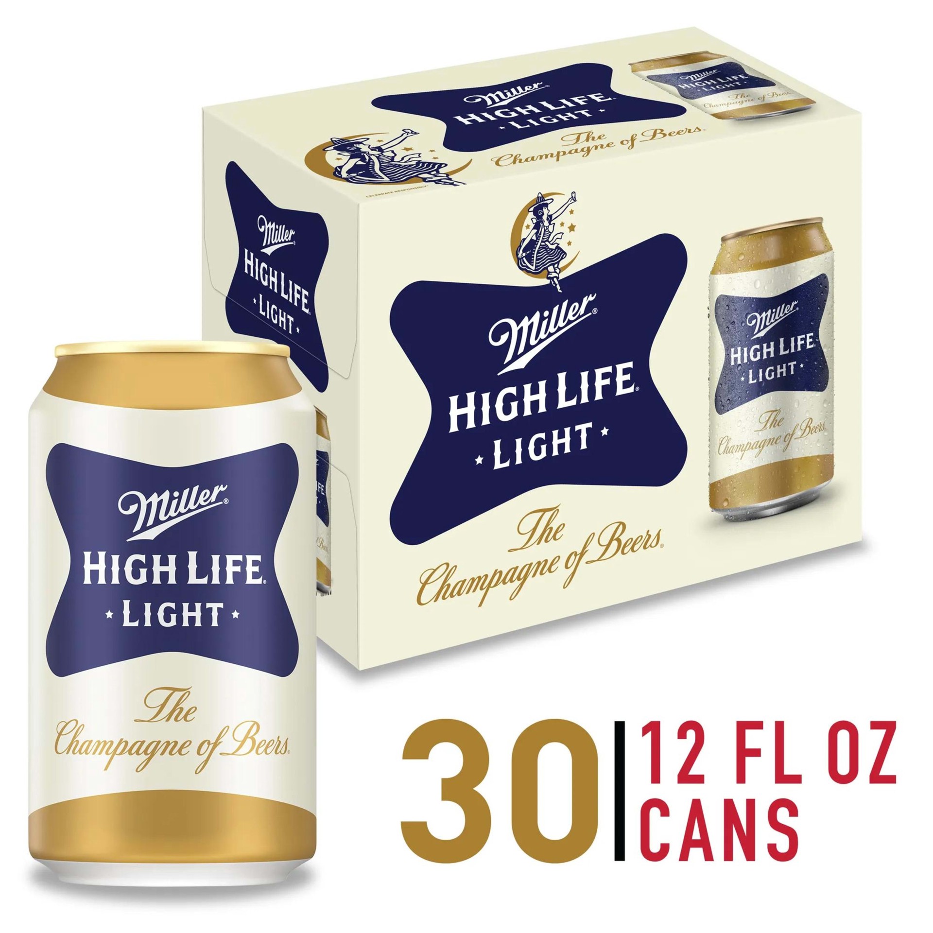 slide 1 of 5, MILLER 4.1% ABV Lager, 30 ct; 12 oz