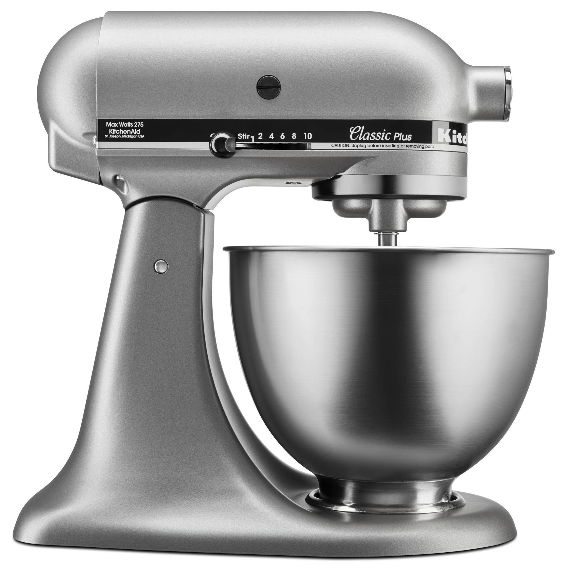 slide 1 of 5, KitchenAid Classic Plus Stand Mixer - Silver, 4.5 qt