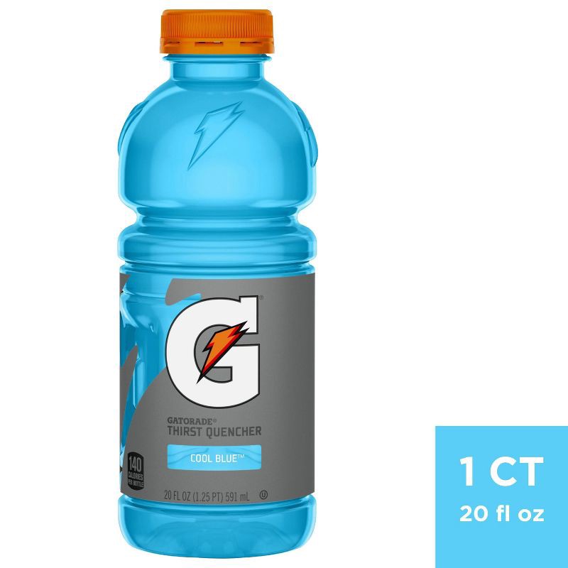 slide 1 of 4, Gatorade RTD Gatorade Cool Blue Sports Drink - 20 fl oz Bottle, 20 fl oz