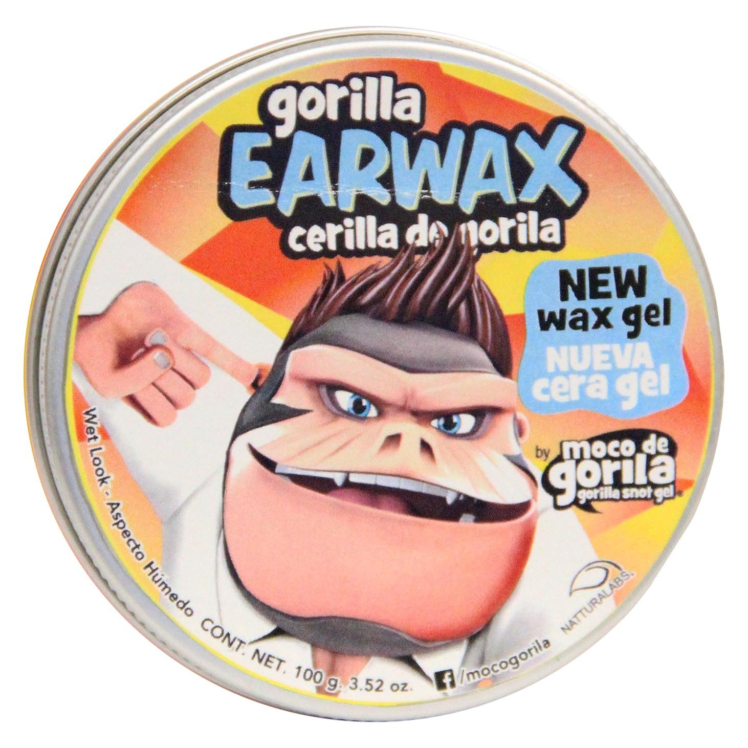 slide 1 of 1, Moco De Gorila Earwax Wet Look Gel, 3.52 oz