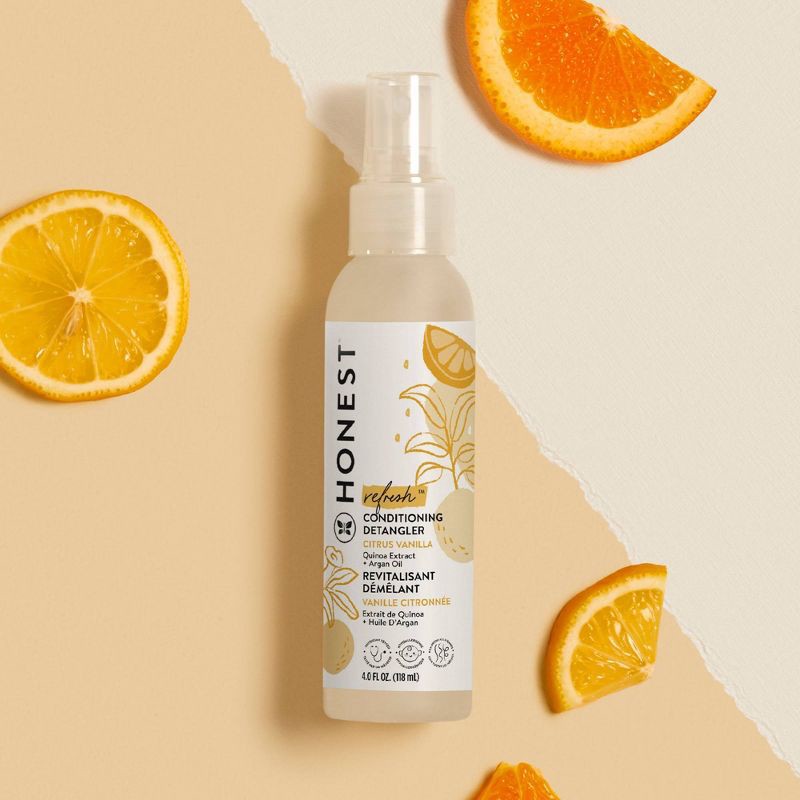 slide 2 of 5, The Honest Company Refresh Conditioning Detangler - Citrus Vanilla - 4 fl oz, 4 fl oz