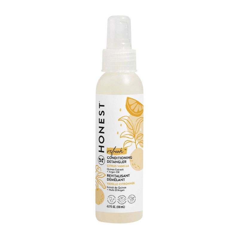 slide 1 of 5, The Honest Company Refresh Conditioning Detangler - Citrus Vanilla - 4 fl oz, 4 fl oz