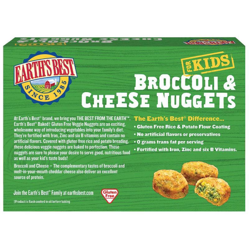 slide 3 of 6, Earth's Best Gluten Free Frozen Broccoli and Cheese Nuggets for Kids - 8oz, 8 oz