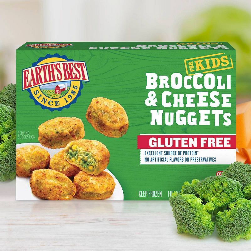 slide 6 of 6, Earth's Best Frozen Gluten Free Broccoli and Cheese Nuggets - 8oz, 8 oz
