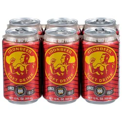 Ironbeer Original Flavor Soft Drink - 6 ct; 12 fl oz - 6 ct; 12 fl oz