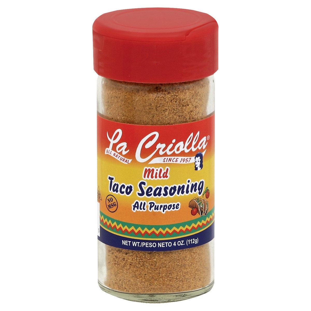 slide 2 of 2, La Criolla Taco Seasoning 4 oz, 4 oz