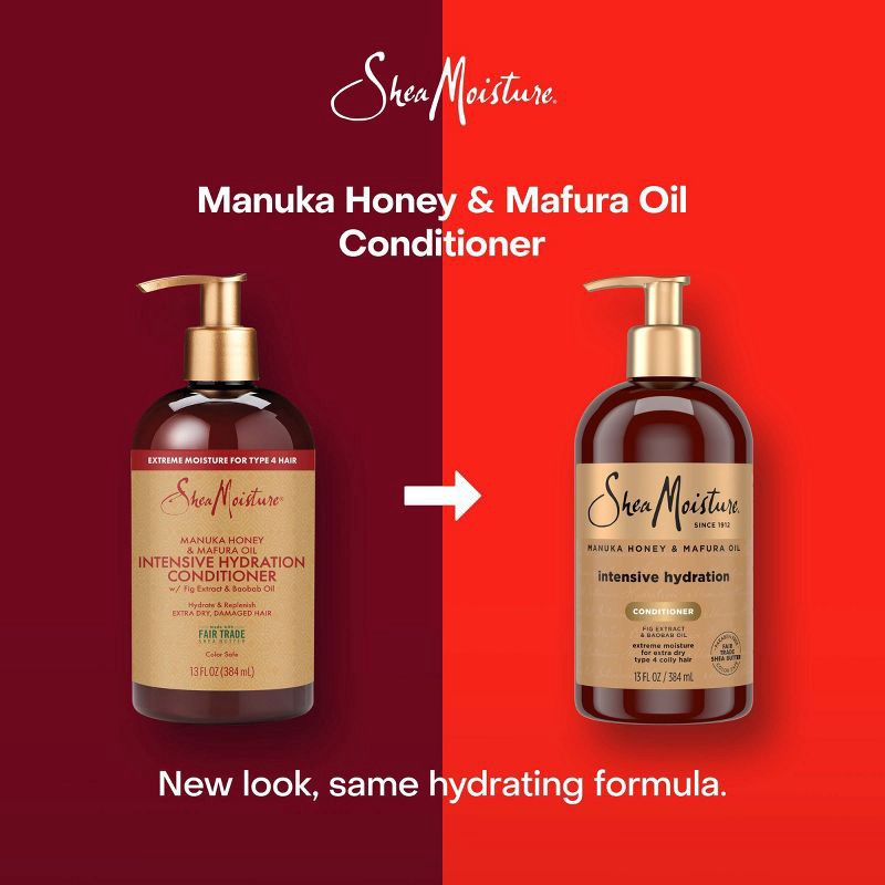 slide 4 of 8, SheaMoisture Manuka Honey & Mafura Hair Oil Intensive Hydration Conditioner - 13 fl oz, 13 fl oz