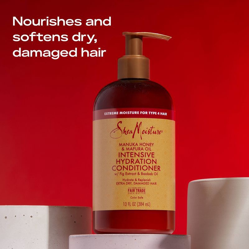 slide 5 of 8, SheaMoisture Manuka Honey & Mafura Oil Intensive Hydration Conditioner - 13 fl oz, 13 fl oz