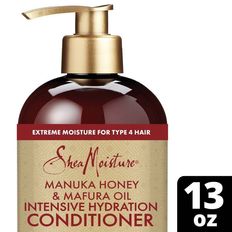 slide 1 of 8, SheaMoisture Manuka Honey & Mafura Oil Intensive Hydration Conditioner - 13 fl oz, 13 fl oz