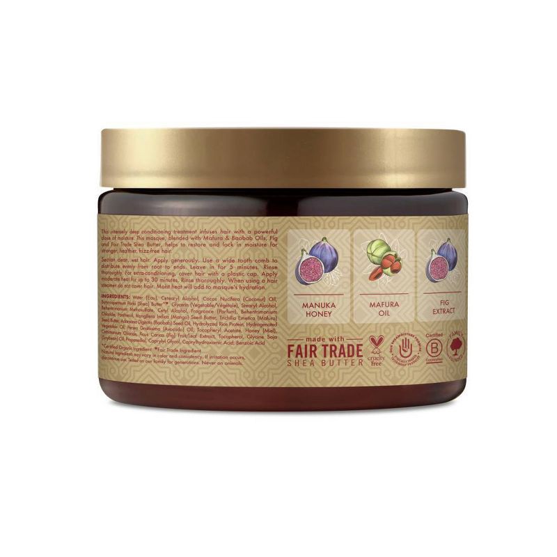 slide 3 of 10, SheaMoisture Manuka Honey & Mafura Oil Intensive Hydration Hair Masque - 11.5 fl oz, 11.5 fl oz