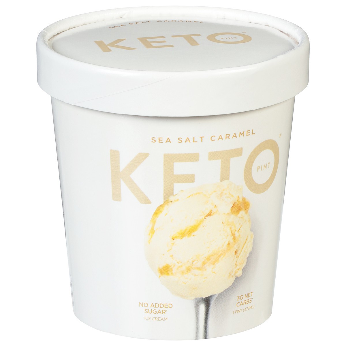slide 2 of 9, Keto Pint Salted Caramel Ice Cream 1 pt, 1 pint