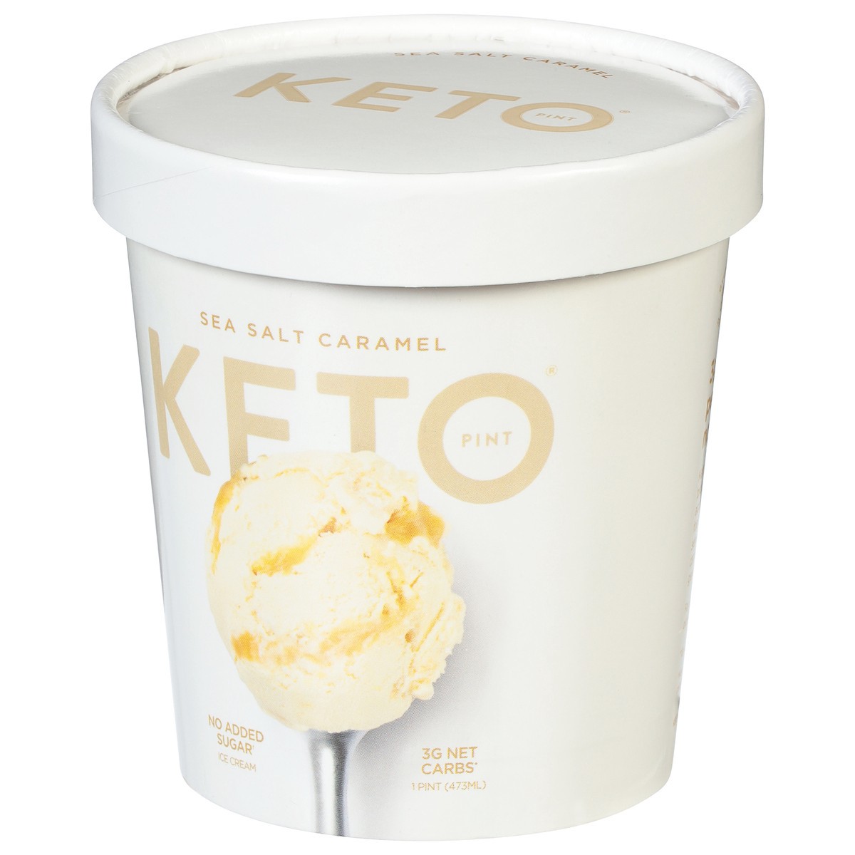 slide 3 of 9, Keto Pint Salted Caramel Ice Cream 1 pt, 1 pint