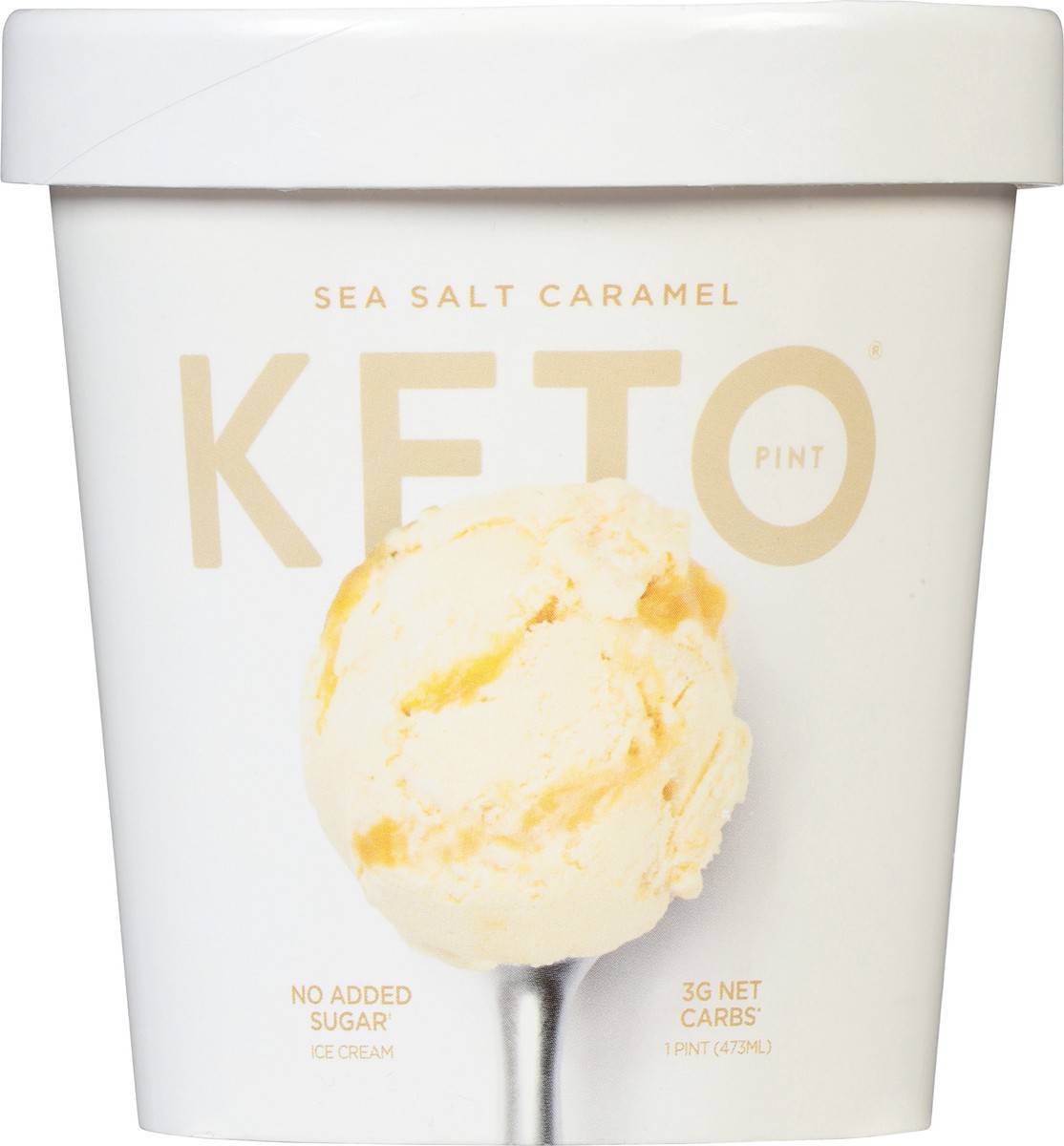 slide 6 of 9, Keto Pint Salted Caramel Ice Cream 1 pt, 1 pint