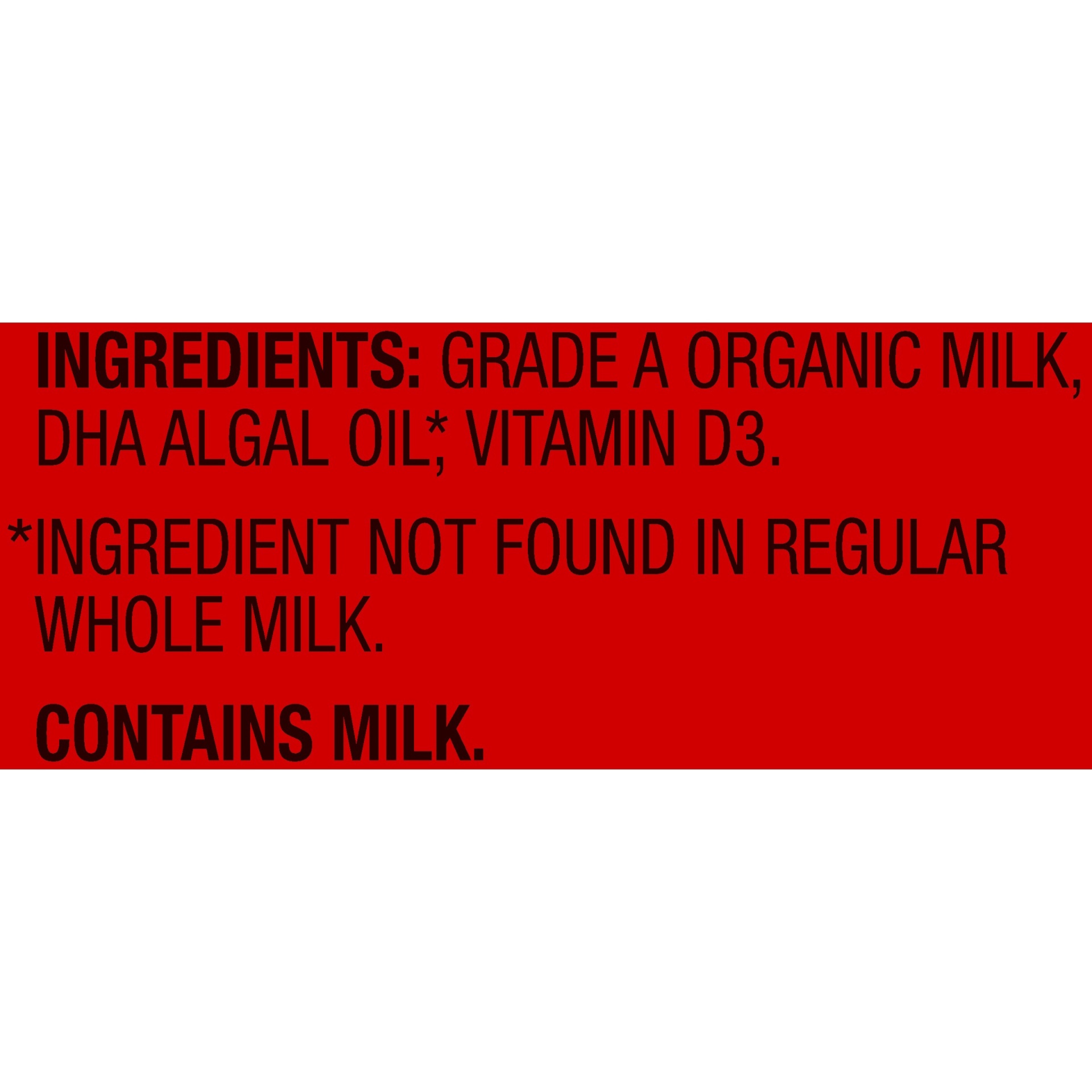 slide 8 of 8, Horizon Organic Whole DHA Omega-3 Milk, Half Gallon, 64 fl oz