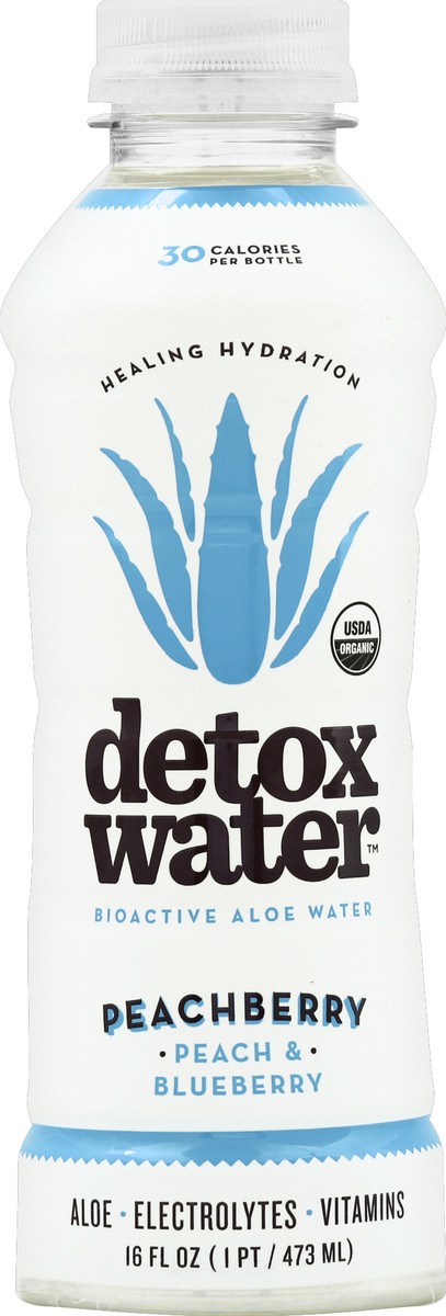 slide 4 of 4, Detox Water Aloe Water 16 oz, 16 oz