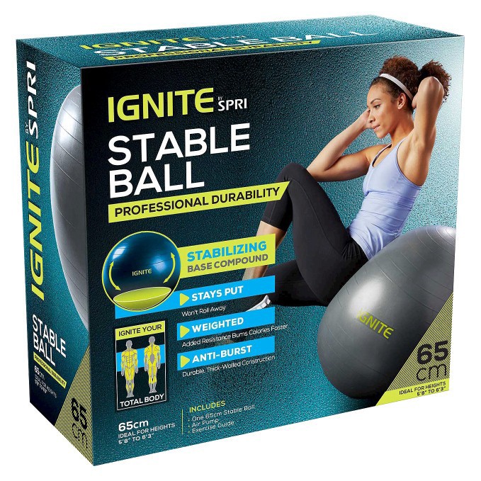 slide 2 of 3, Ignite by SPRI 65cm Stable Ball, 1 ct