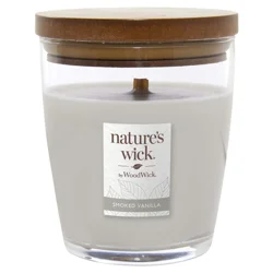 Woodwick Nature's Wick Medium Jar Candle, Smoked Vanilla