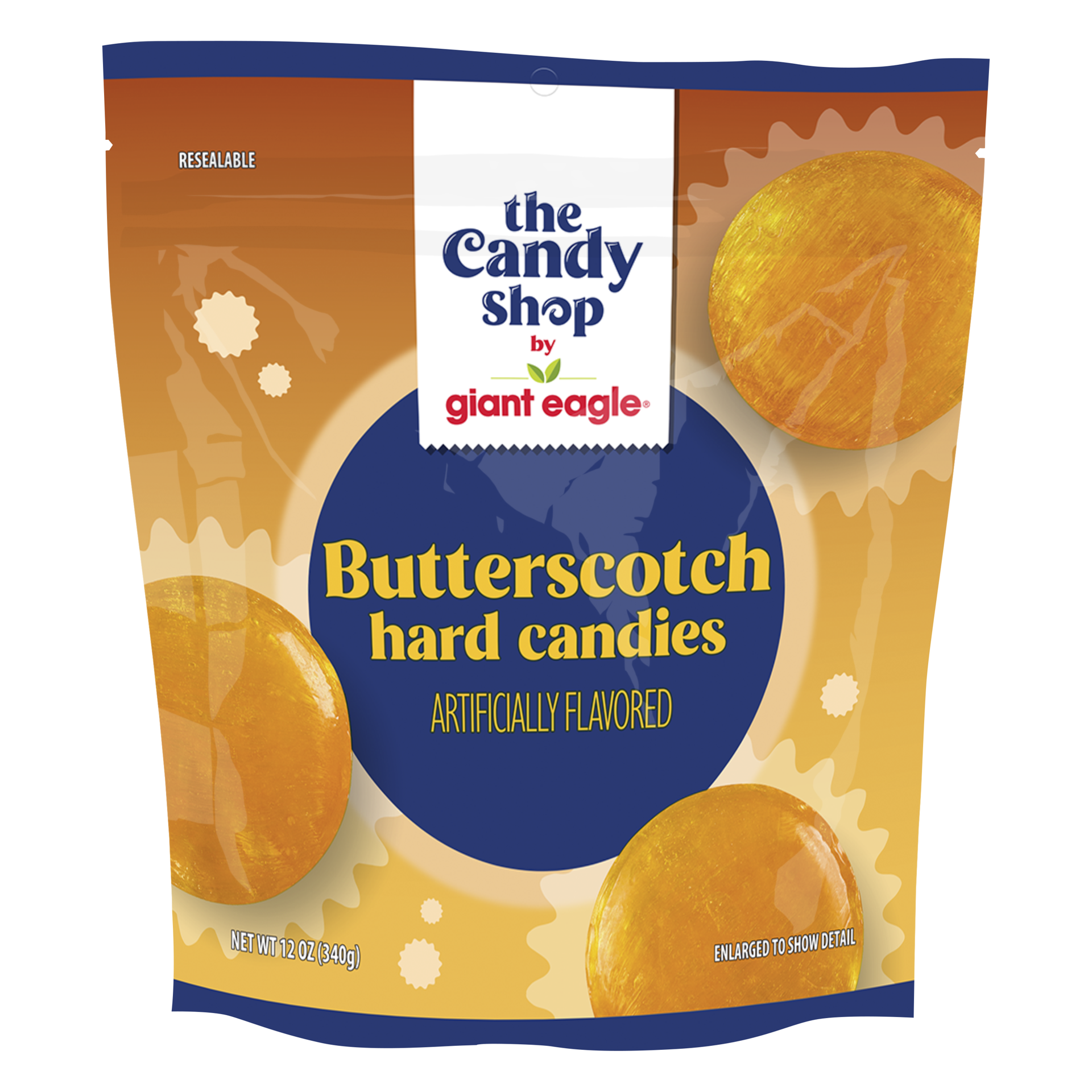 slide 1 of 1, Ge Butterscotch Candies, 12 oz