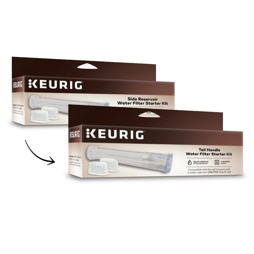 slide 4 of 5, Keurig Tall Handle Water Filter Starter Kit, 1 ct