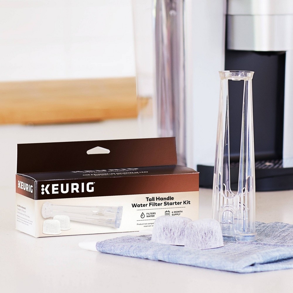 slide 3 of 5, Keurig Tall Handle Water Filter Starter Kit, 1 ct