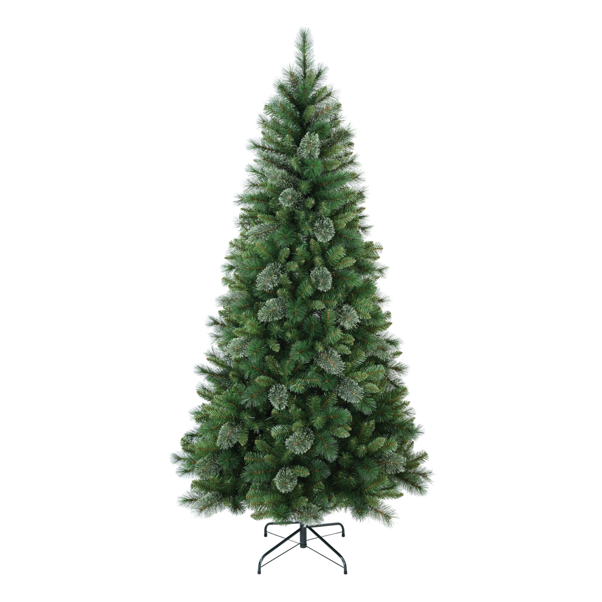 slide 1 of 5, December Home Hard-Needle Cashmere Christmas Tree, 7 ft