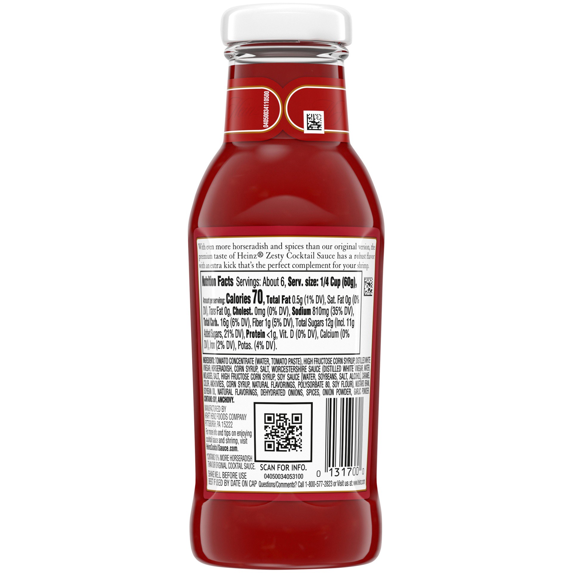 slide 6 of 6, Heinz Zesty Cocktail Sauce 12 oz. Bottle, 12 oz