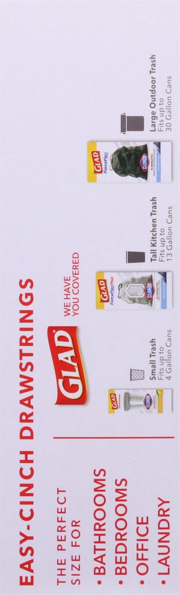 slide 9 of 9, Glad Small Lemon Fresh Beach Scent Drawstring Bags 20 ea, 20 ct
