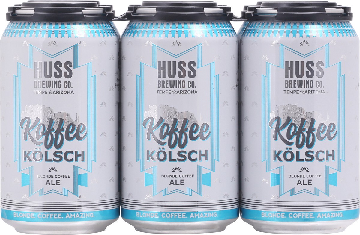 slide 1 of 8, Huss Brewing Co. Koffee Kolsh Blonde Coffee Ale 6 ea-12 fl oz Cans, 6 ct; 12 fl oz