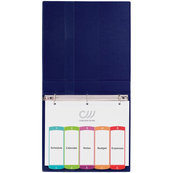 slide 6 of 9, Avery Ready Index Table Of Contents Dividers, White/Multicolor, 5 ct; 8 1/2 in x 11 in