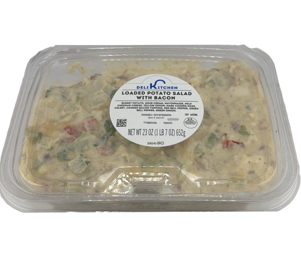 slide 1 of 1, Deli Kitchen Loaded Potato Salad With Bacon, 23 oz