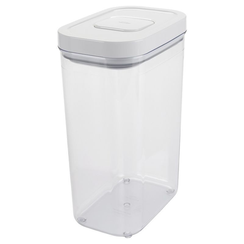 Oxo Pop 2.7qt Plastic Rectangle Airtight Food Storage Container White :  Target