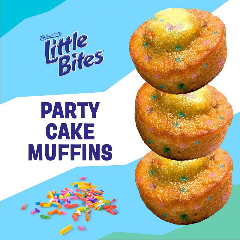 slide 3 of 10, Entenmann's Little Bites Party Cake Muffins - 8.25oz/5ct, 8.25 oz, 5 ct