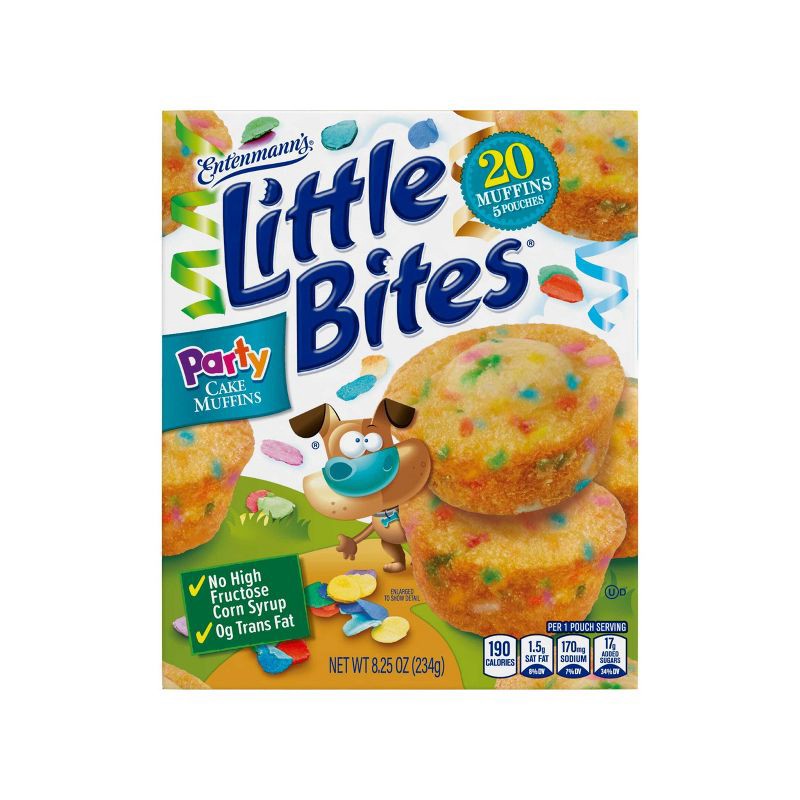 slide 8 of 10, Entenmann's Little Bites Party Cake Muffins - 8.25oz, 8.25 oz