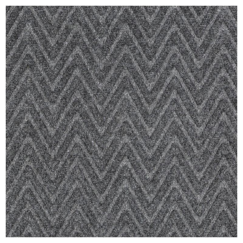 slide 2 of 5, 3'X5' Gateway Utility Doormat Charcoal - Mohawk: Indoor Outdoor Low Pile Geometric Floor Mat, Rubber Backing, 1 ct