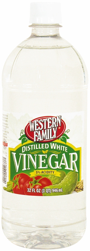 slide 1 of 1, Western Family Distilled White Vinegar, 32 oz