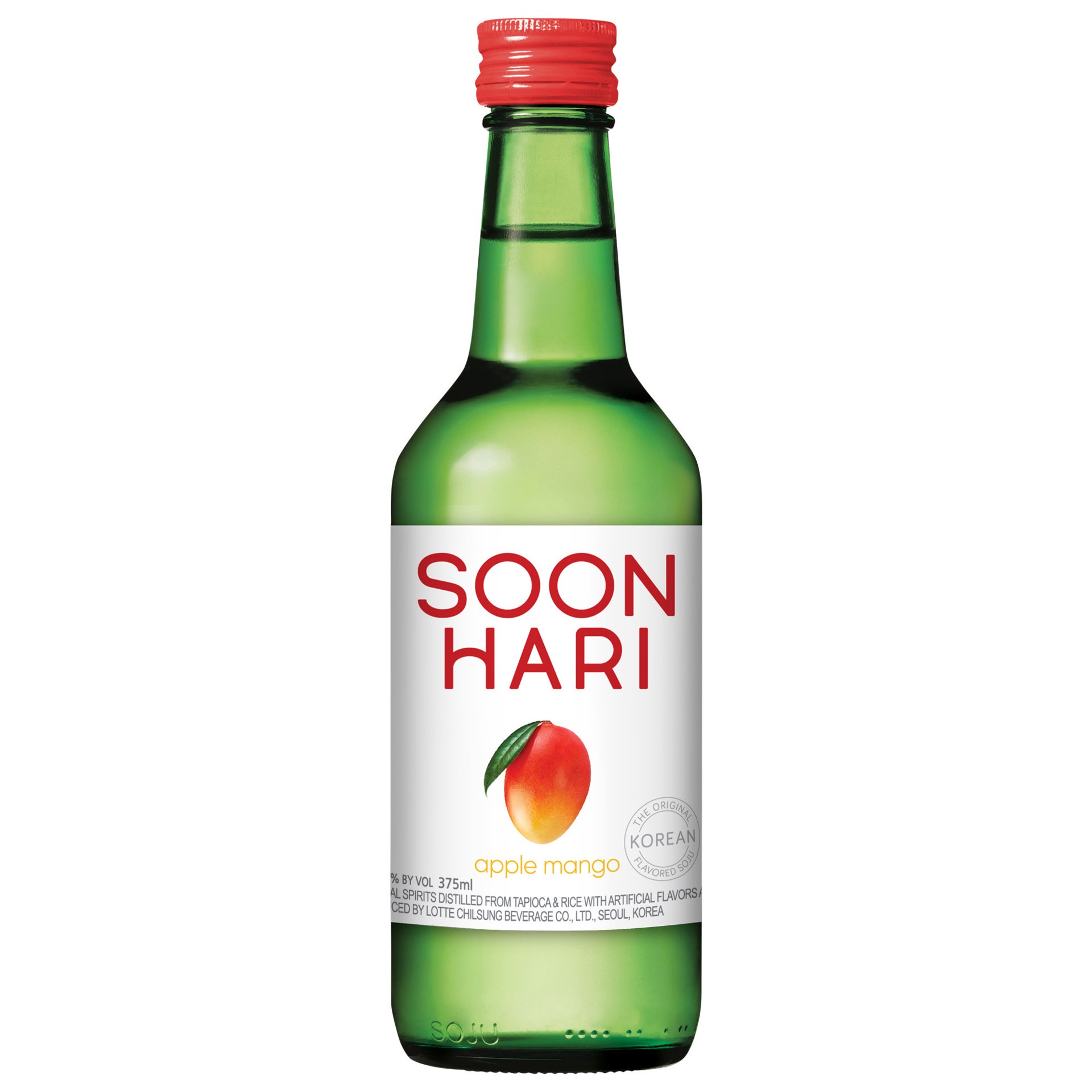 slide 1 of 6, Soonhari Apple Mango Soju 375ml, 375 ml