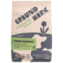 Groundwork Coffee Whole Bean Dark Roast 10 oz