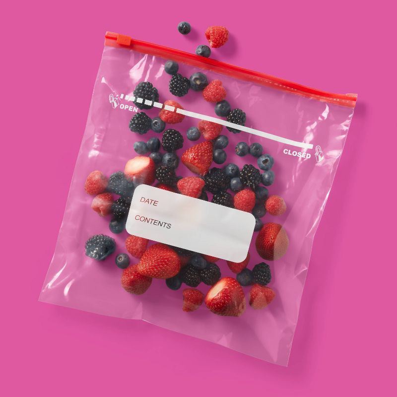 slide 2 of 4, Gallon Slider Storage Bags - 68ct - up&up™, 68 ct