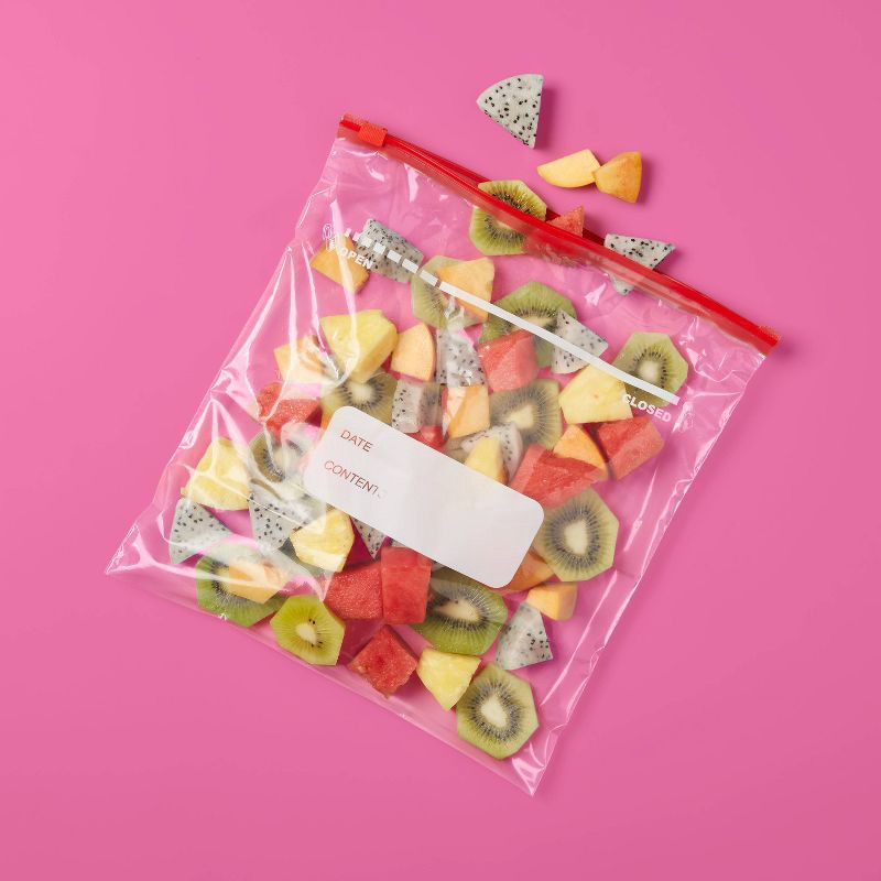 slide 2 of 4, Gallon Slider Storage Bags - 40ct - up&up™, 40 ct