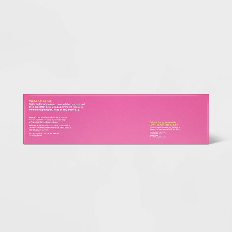 slide 3 of 4, Gallon Slider Storage Bags - 40ct - up&up™, 40 ct