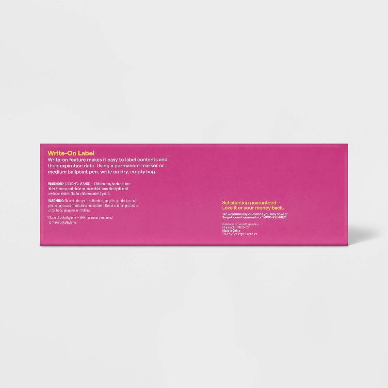 slide 3 of 4, Quart Slider Storage Bags - 20ct - up&up™, 20 ct